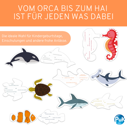 Einladungskarten "Ozean"