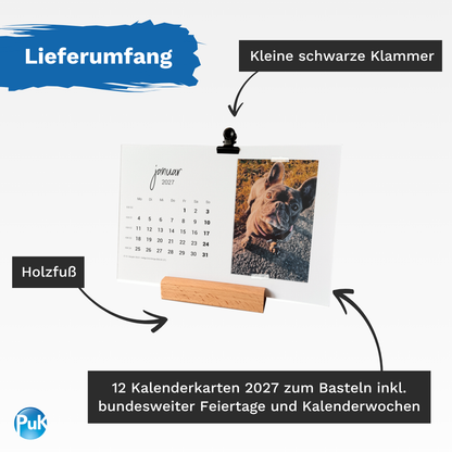 Tischkalender "Unser Jahr" | DIY