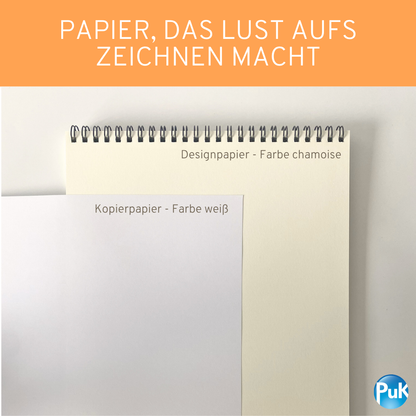 Zeichenblock 30 Blatt | Skizzenbuch