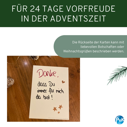 Adventskalender Set "Lustig"