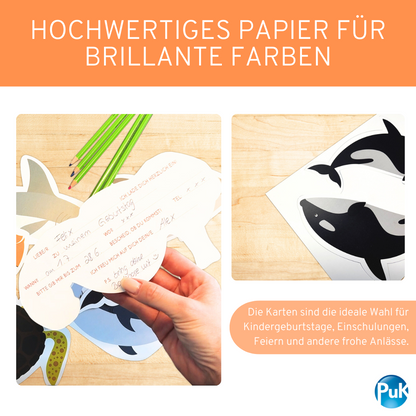 Einladungskarten "Ozean"