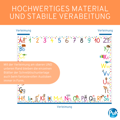 Schreibtischunterlage ABC