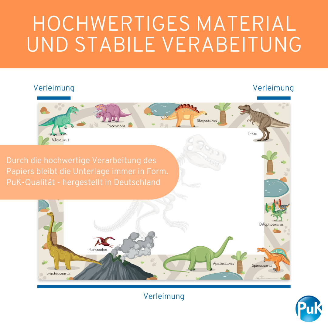 Schreibtischunterlage Dinosaurier