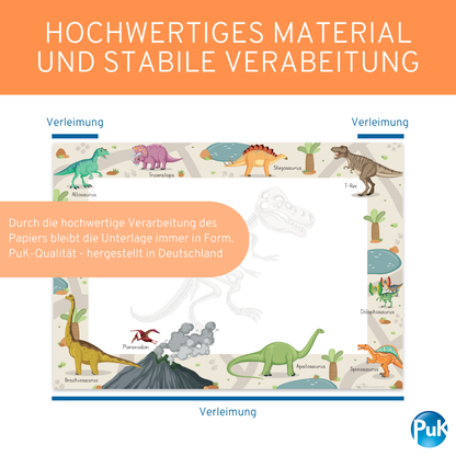 Schreibtischunterlage Dinosaurier