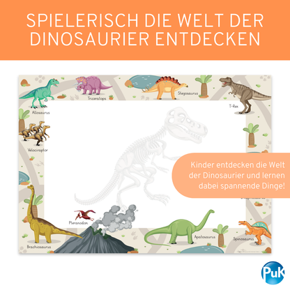 Schreibtischunterlage Dinosaurier