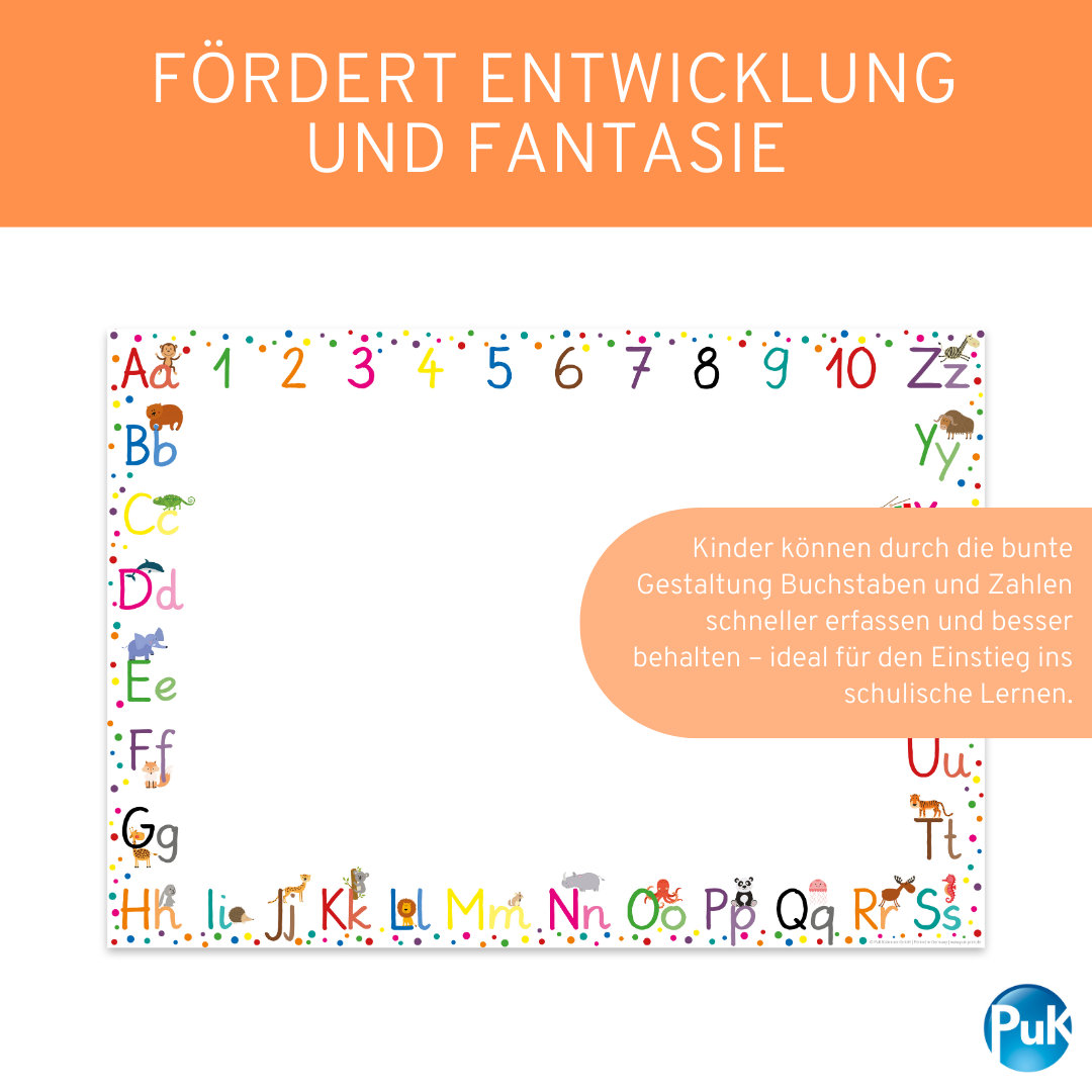 Schreibtischunterlage ABC
