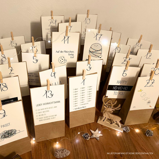 Adventskalender Set "Lustig"