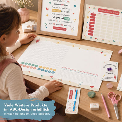Schulkind Schreibtischunterlage | ABC-Design