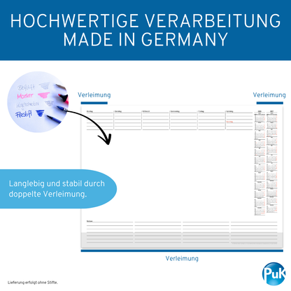 Schreibtischunterlage 2026/2027