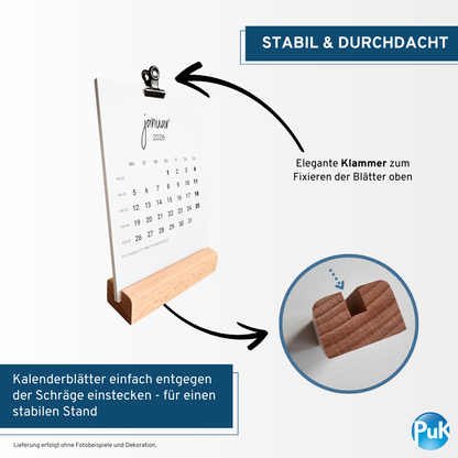 Tischkalender 2026