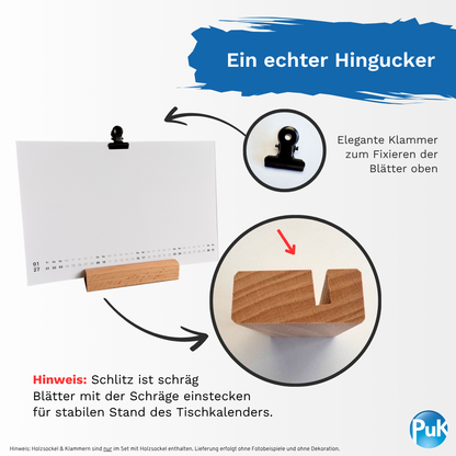 Tischkalender "Lieblingsmoment" | DIY