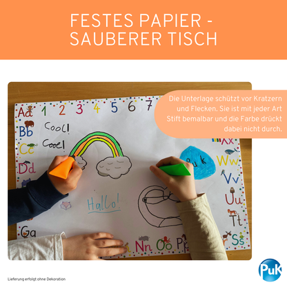 Schreibtischunterlage ABC