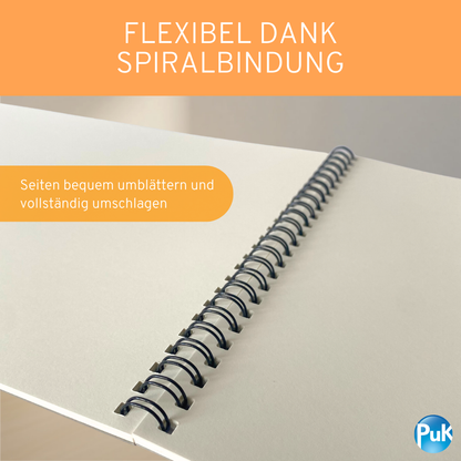 Zeichenblock 30 Blatt | Skizzenbuch