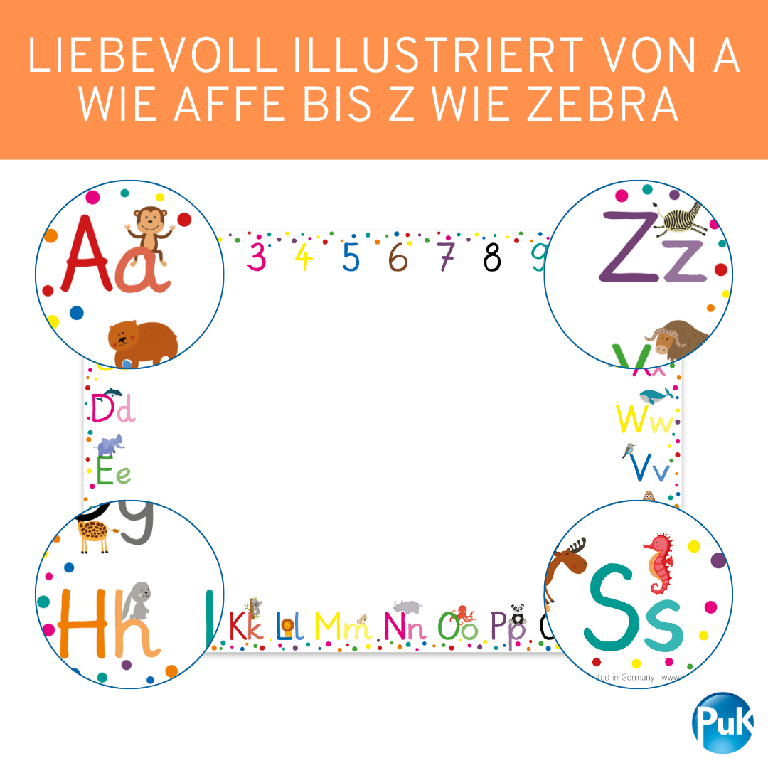 Schreibtischunterlage ABC