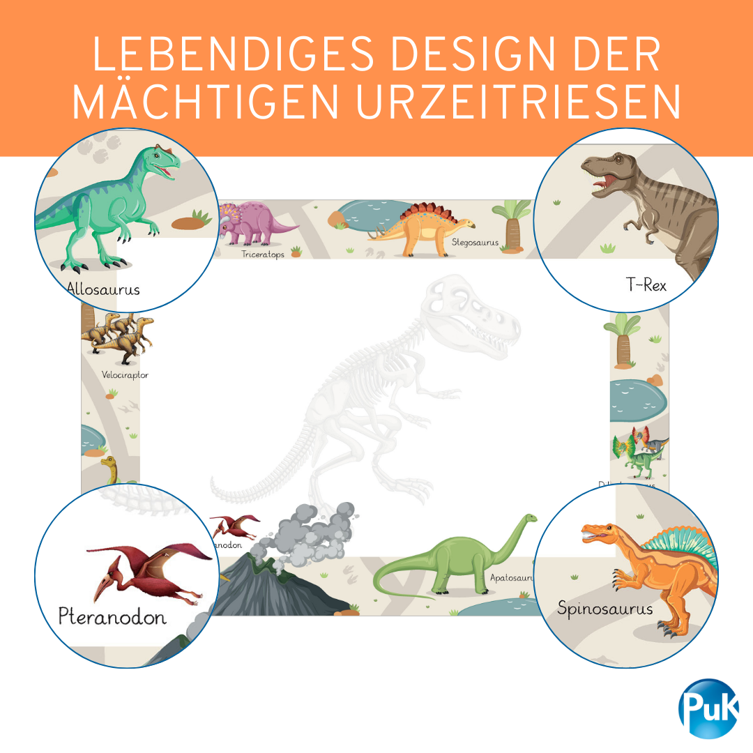 Schreibtischunterlage Dinosaurier