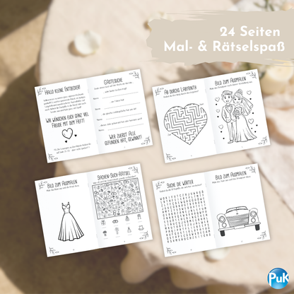 Hochzeits Malbuch | personalisiert