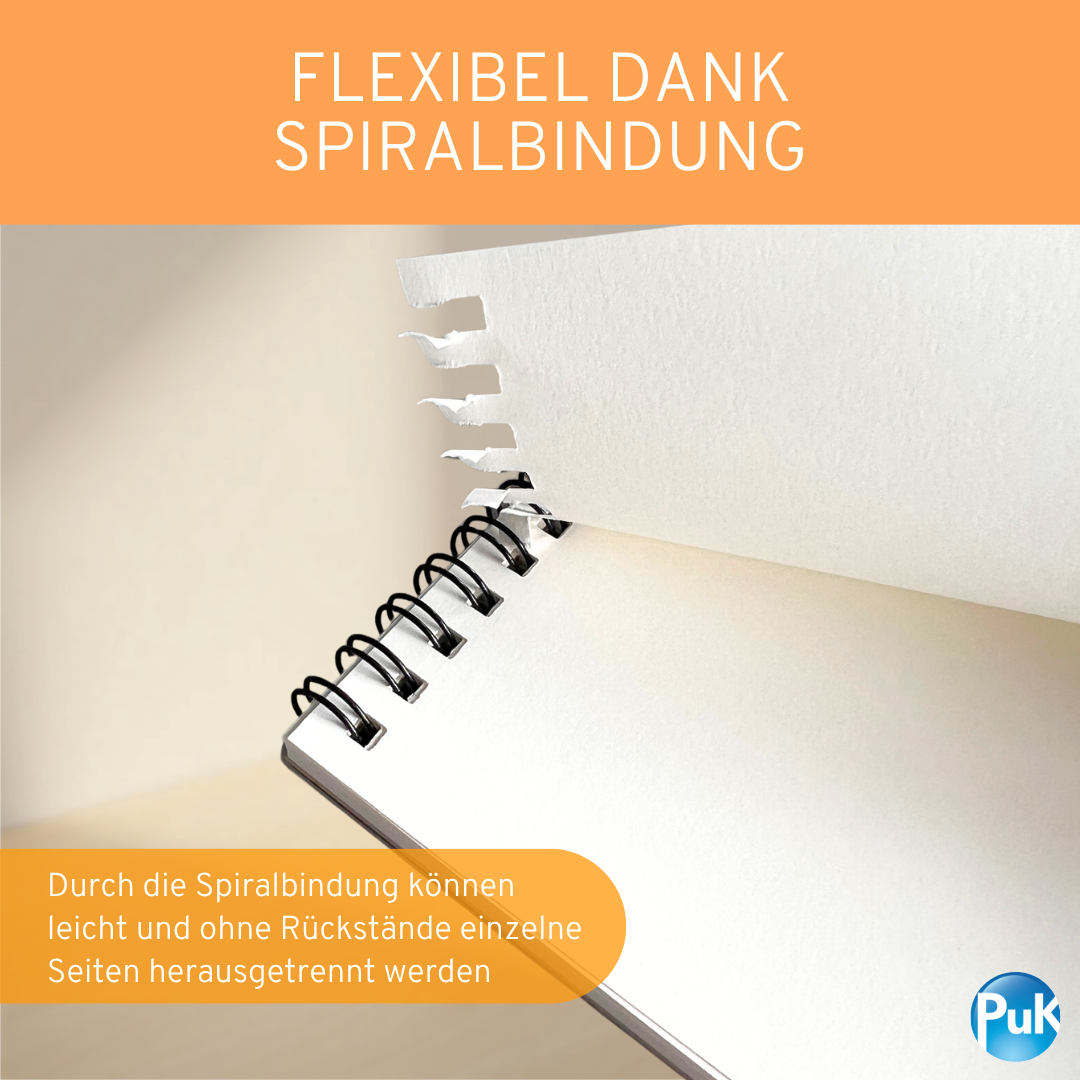 Zeichenblock 30 Blatt | Skizzenbuch