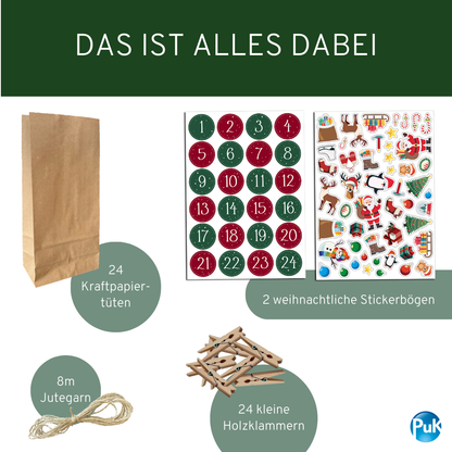 Adventskalender Set "Nikolauszeit"