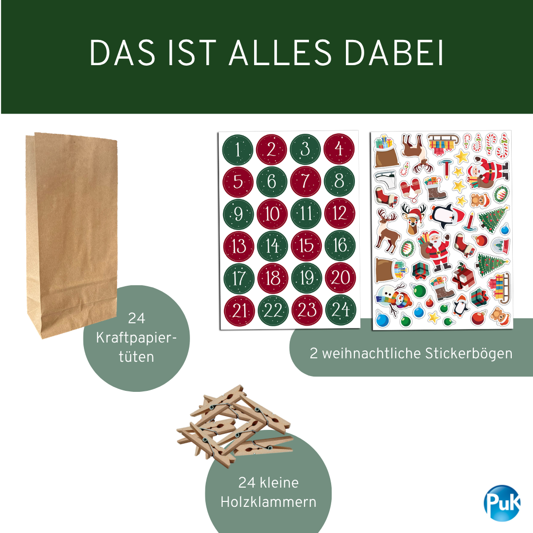 Adventskalender Set "Nikolauszeit"