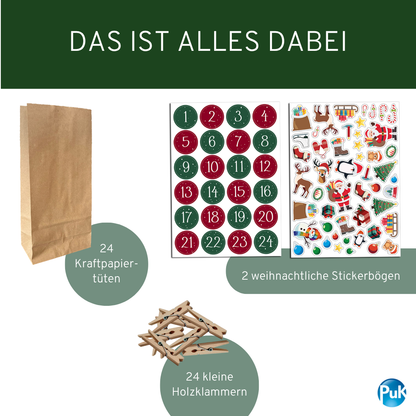 Adventskalender Set "Nikolauszeit"