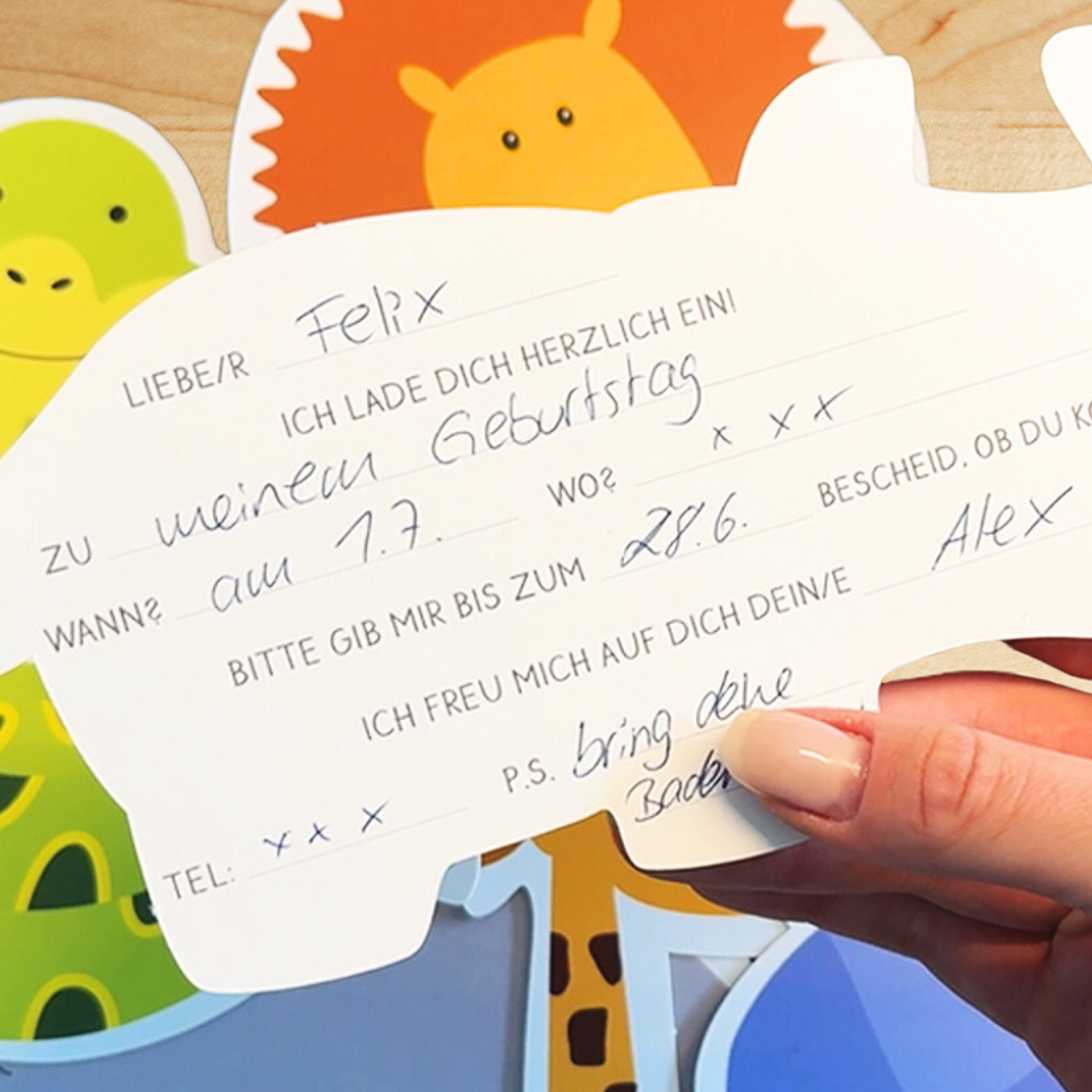 Einladungskarten "Safari"