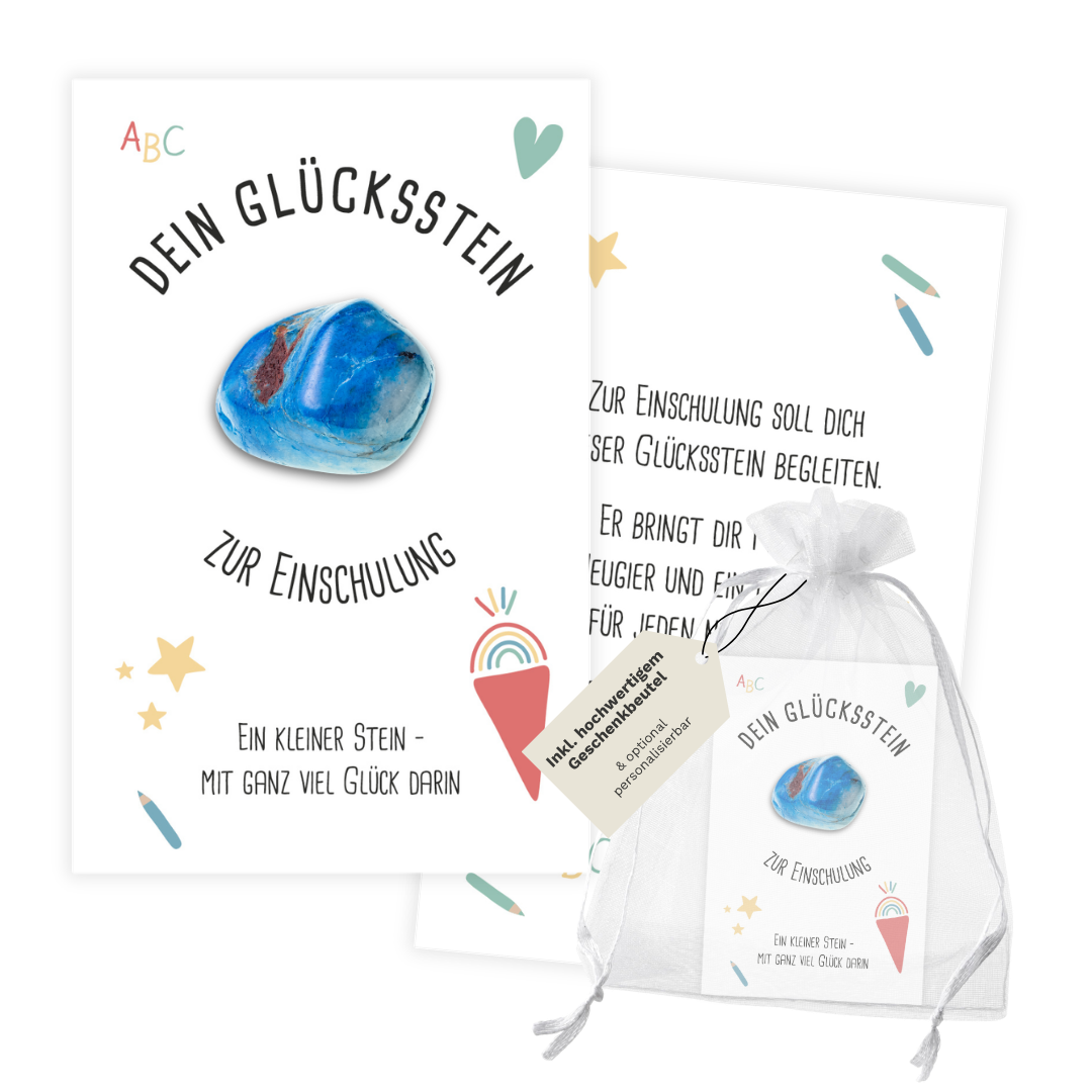 Mutstein zur Einschulung