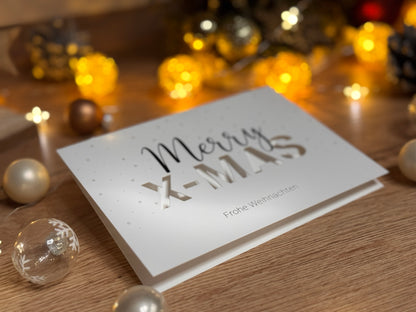 Klappkarte "X-MAS"