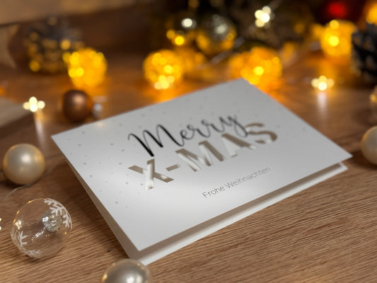 Klappkarte "X-MAS"