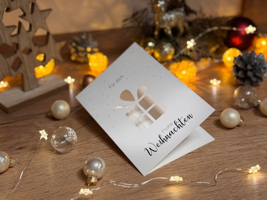 Klappkarte "GESCHENK"