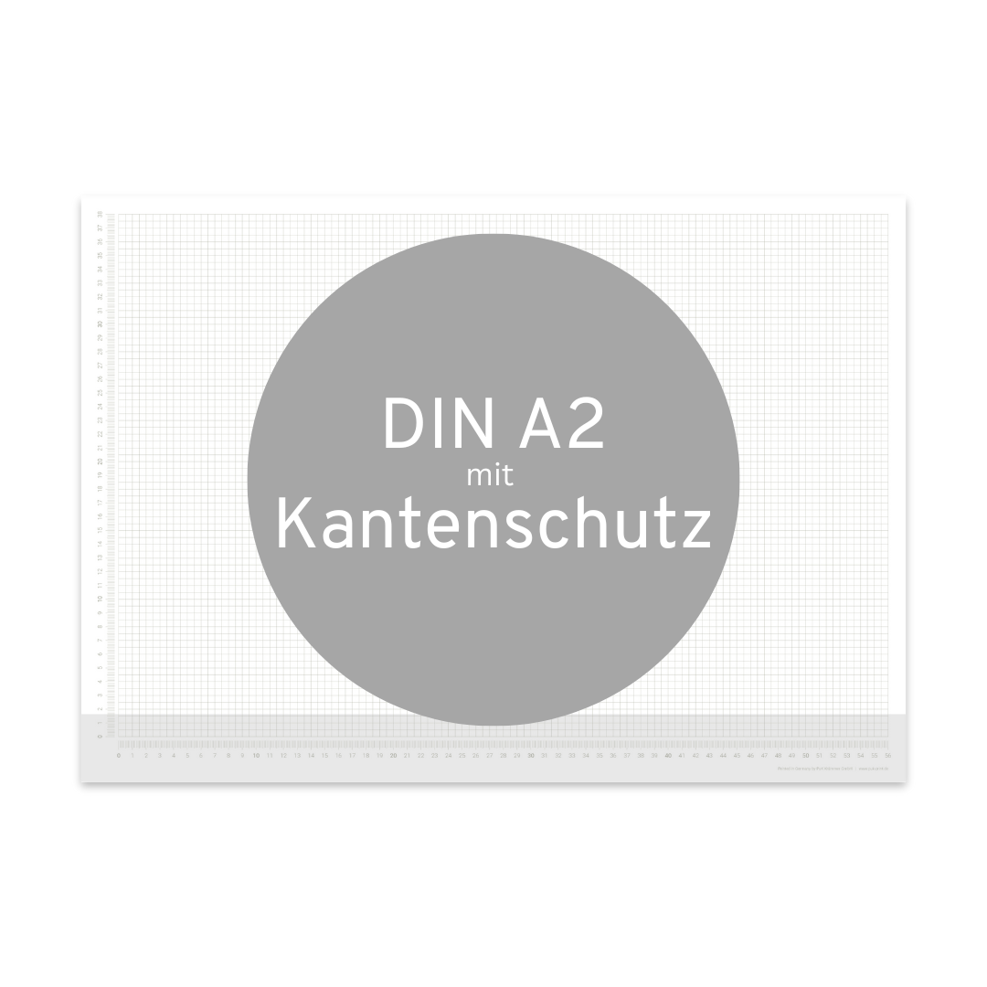 Schreibtischunterlage Kariert