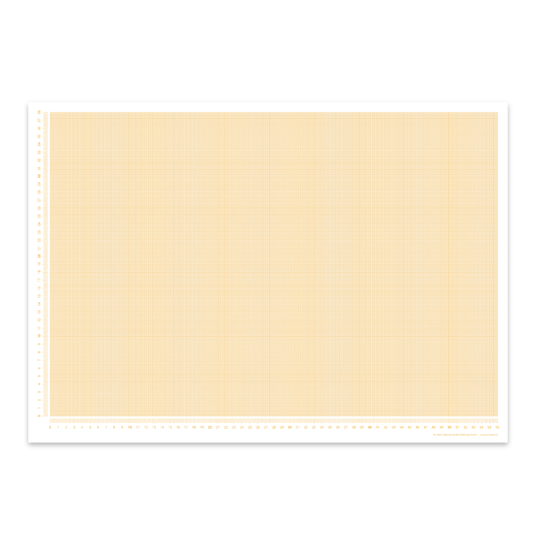 Schreibtischunterlage Millimeterpapier
