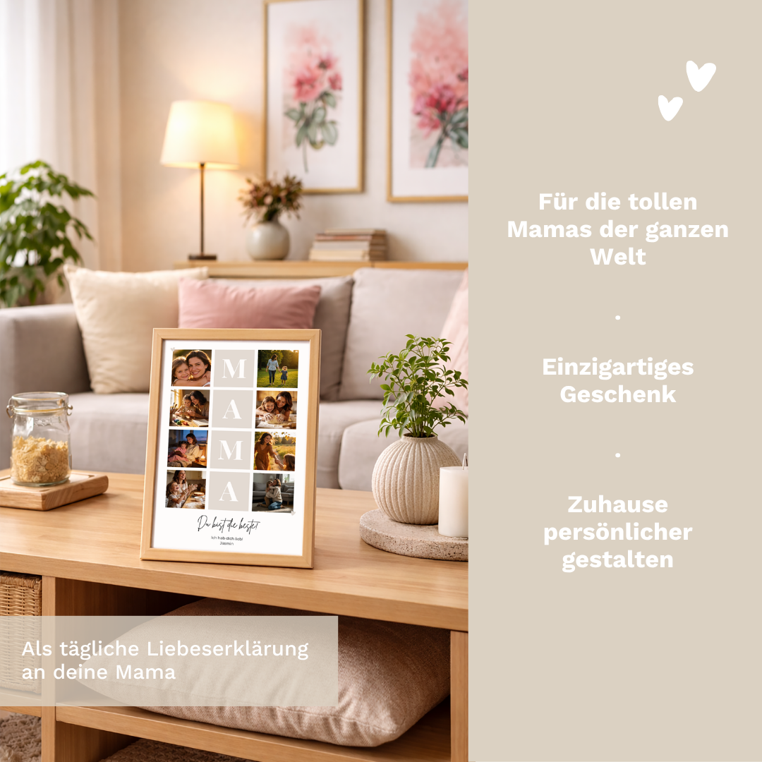 Poster "Mama Kacheln"