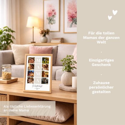 Poster "Mama Kacheln"