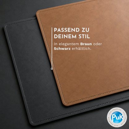Leder Mauspad | Schwarz