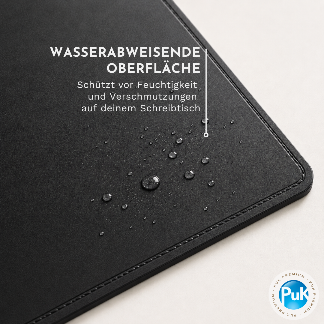 Leder Mauspad | Schwarz