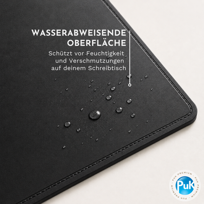 Leder Mauspad | Schwarz