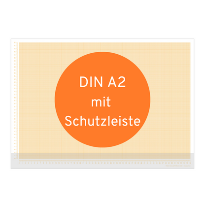 Schreibtischunterlage Millimeterpapier