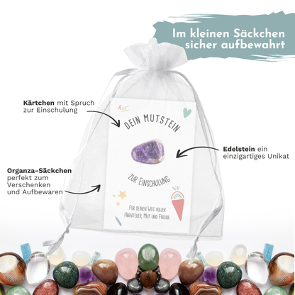 Mutstein zur Einschulung