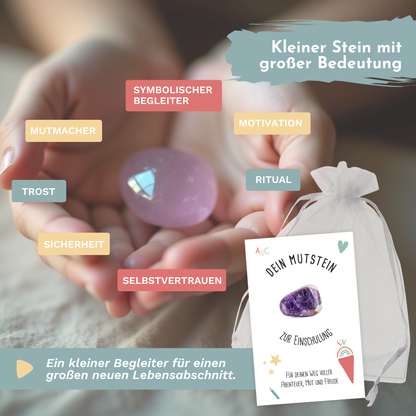 Mutstein zur Einschulung