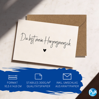 Postkarten "Minimalist Love"