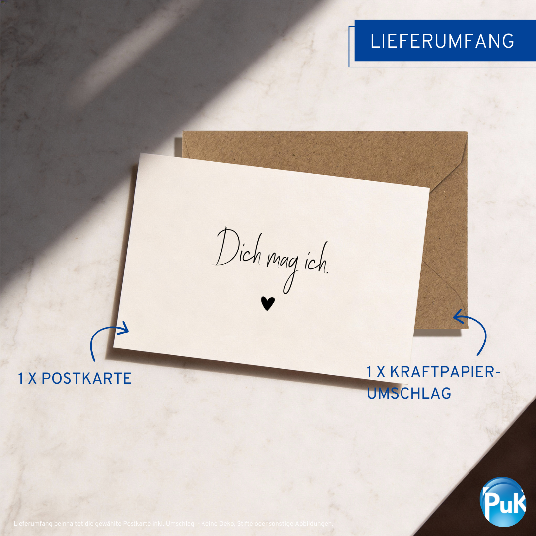 Postkarten "Minimalist Love"