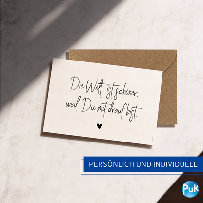 Postkarten "Minimalist Love"