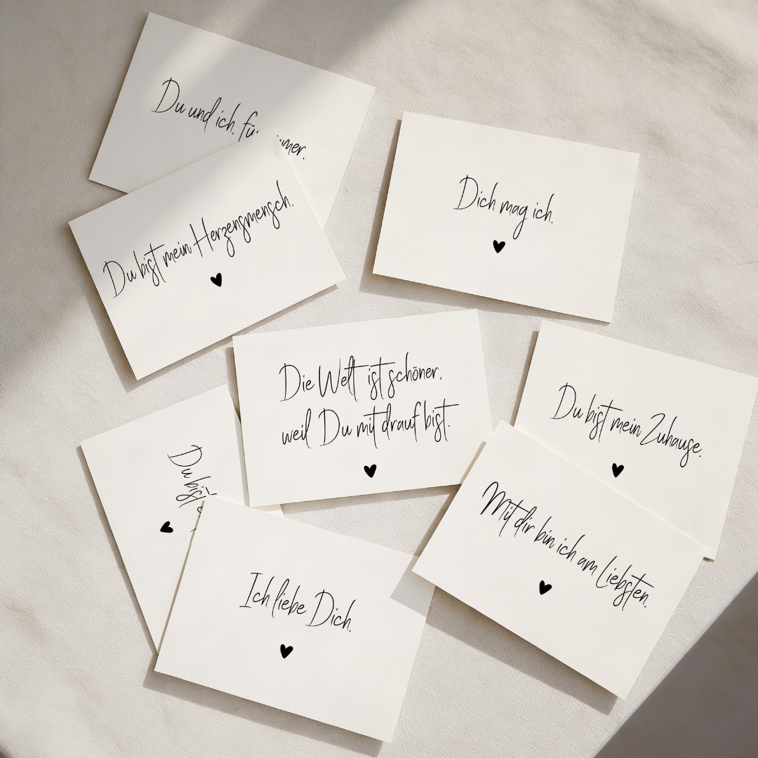 Postkarten "Minimalist Love"