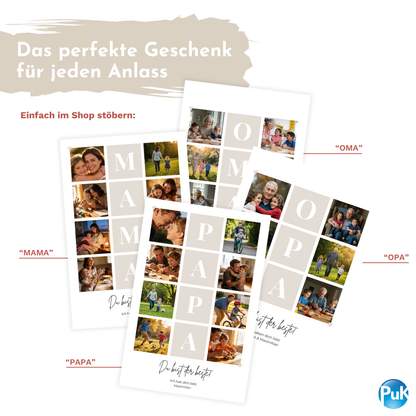 Poster "Mama Kacheln"