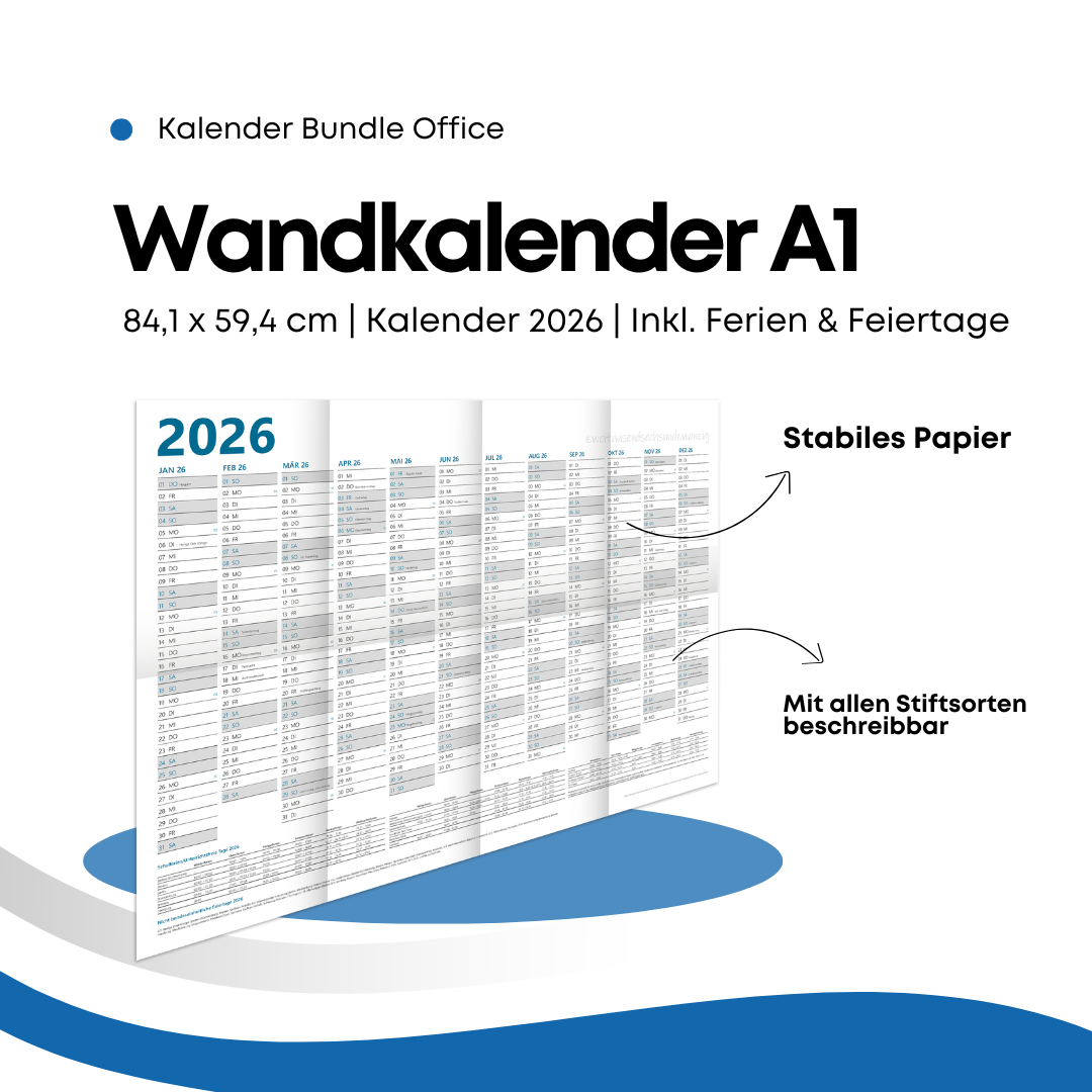 Kalenderbundle "Startklar 2026" - Office