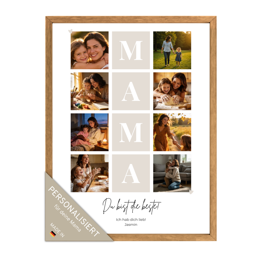 Poster "Mama Kacheln"