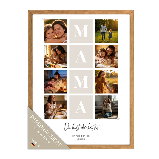 Poster "Mama Kacheln"