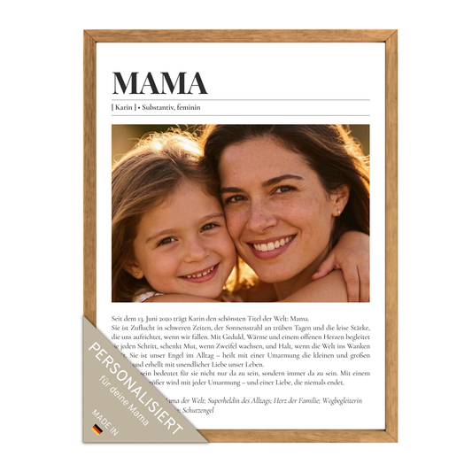 Poster "Mama Definition"