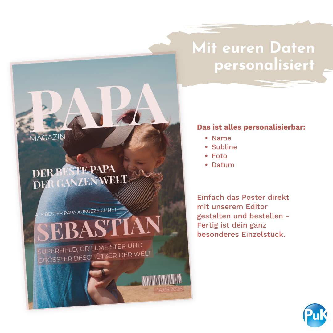 Poster "Papa Magazin Cover"